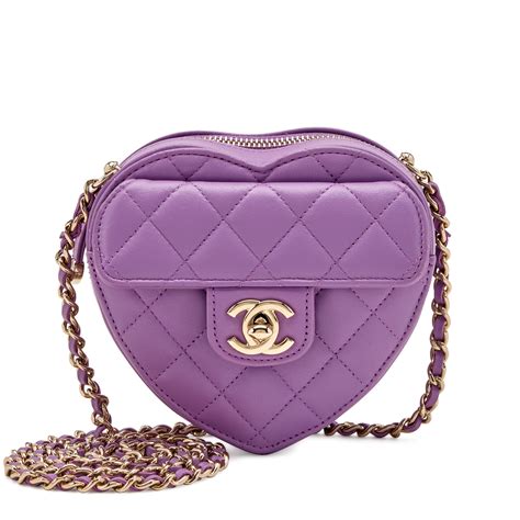 Chanel 22 purple bag